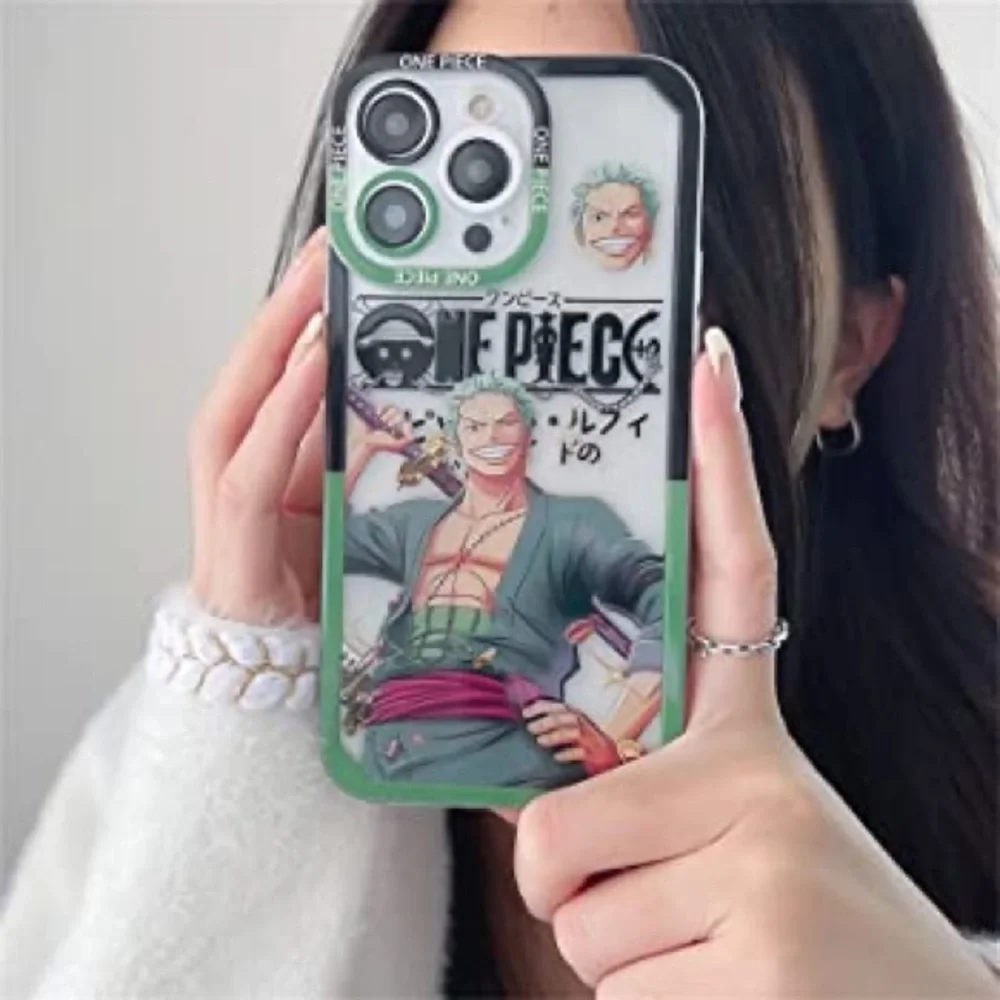 Japan Anime Case Clear Cartoon Compatible with for iPhone 13 Pro Max & keychain